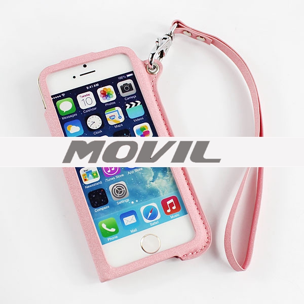 NP-1975 PU  leathe funda para Apple iPhone 4s-0